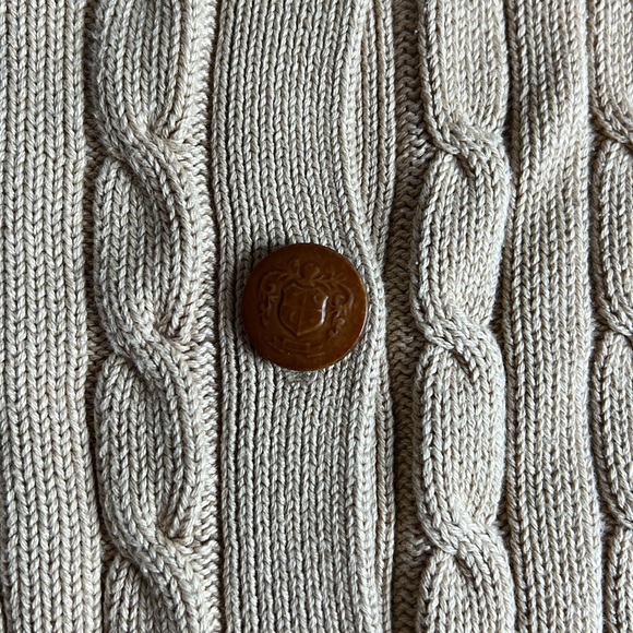 🎉HP🎉Lauren Ralph Lauren petite button sweater - Picture 3 of 5